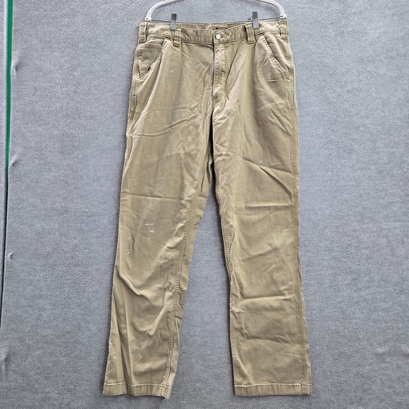 Carhartt Other - Carhartt Men Pants 36x34 Beige Chino Canvas Workwear Relaxed Fit